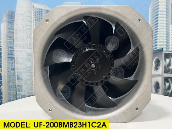 FULLTECH UF-200BMB23H1C2A - AC AXIAL FAN, 230VAC, 225x225x80mm