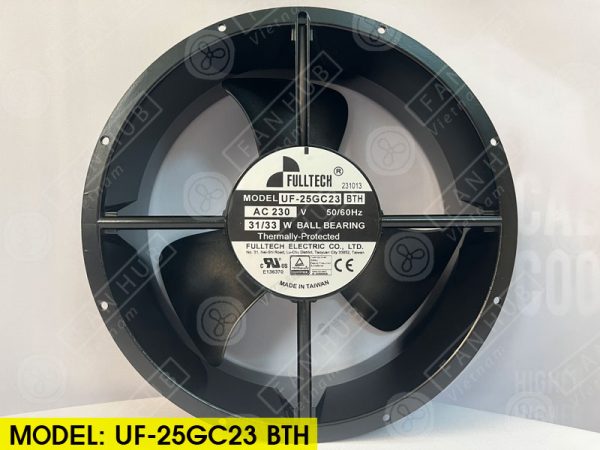 FULLTECH UF-25GC23 BTH - AC AXIAL FAN, 230VAC, 254x89mm