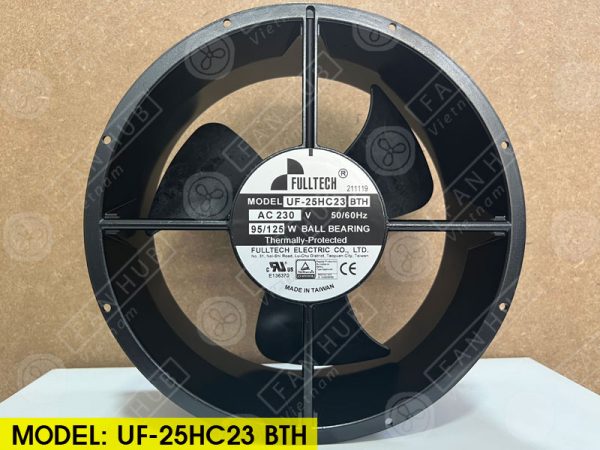 FULLTECH UF-25HC23 BTH - AC AXIAL FAN, 230VAC, 254x107mm