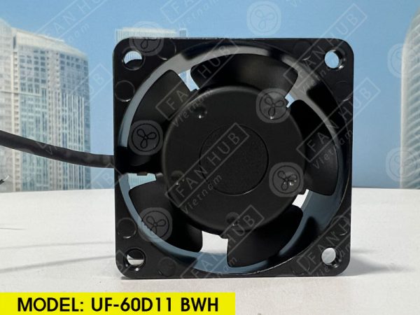 FULLTECH UF-60D11 BWH - AC AXIAL FAN, 115VAC, 60x60x30mm