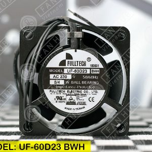 FULLTECH UF-60D23 BWH - AC AXIAL FAN, 230VAC, 60x60x30mm