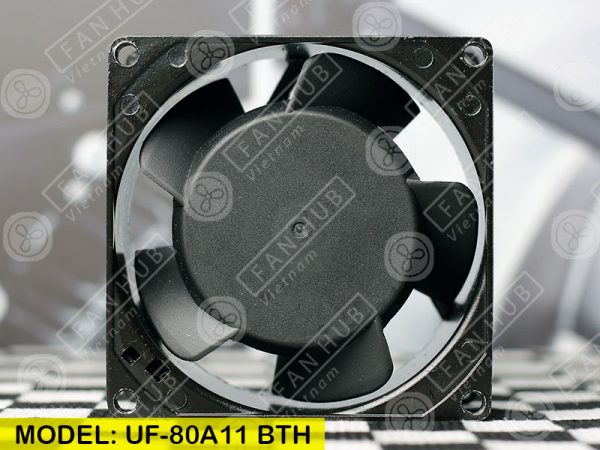 FULLTECH UF-80A11 BTH - AC AXIAL FAN, 115VAC, 80x80x38mm