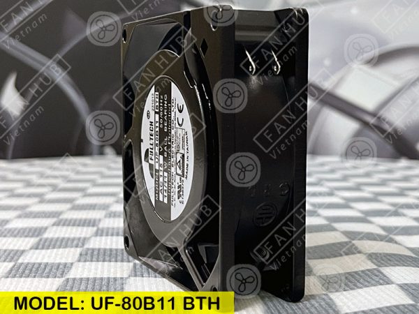 FULLTECH UF-80B11 BTH - AC AXIAL FAN, 115VAC, 80x80x25mm