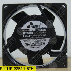 FULLTECH UF-92B11 BTH - AC AXIAL FAN, 115VAC, 92x92x25mm