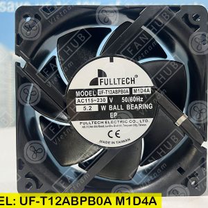 FULLTECH UF-T12ABPB0AM1D4A - EC AXIAL FAN, 115-230VAC, 120x120x38mm