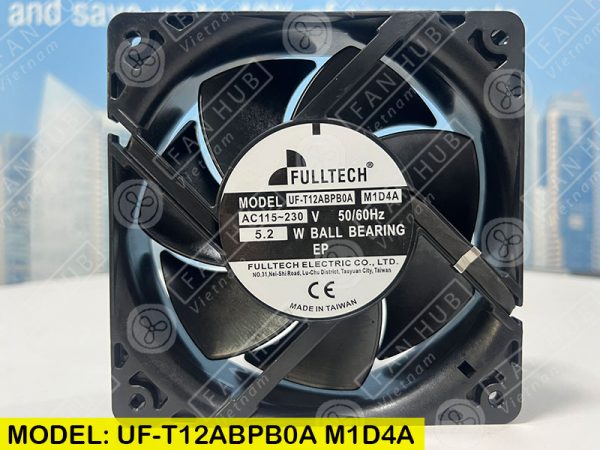 FULLTECH UF-T12ABPB0AM1D4A - EC AXIAL FAN, 115-230VAC, 120x120x38mm