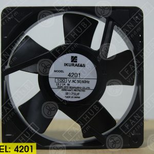 IKURA 4201 - AC Axial Fan, 100VAC, 120x120x25mm