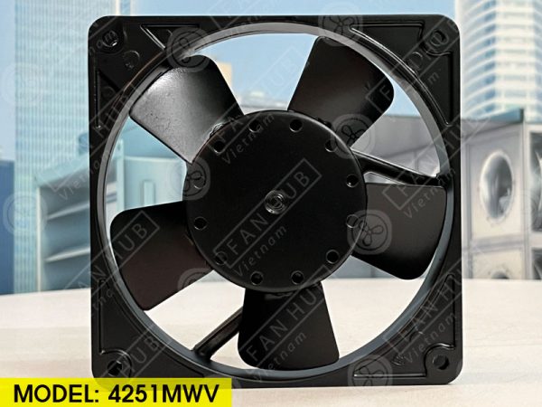 IKURA 4251MWV - HIGH TEMPERATURE FAN, 220VAC, 120x120x25mm