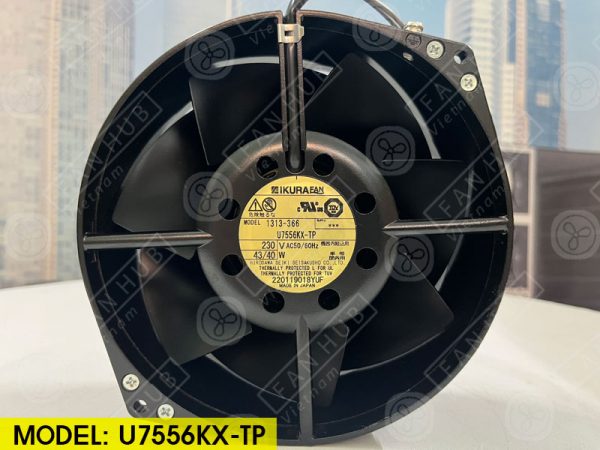 IKURA U7556KX-TP - AC Axial Fan, 230VAC, 172x150x55mm