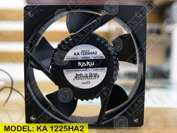 KAKU KA1225HA2 - AC Axial Fan, 220-240VAC, 120x120x25mm