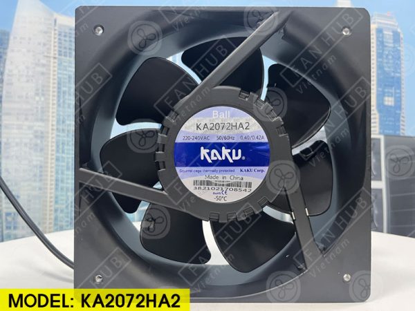 KAKU KA2072HA2 - AC Axial Fan, 220-240VAC, 205x205x72mm