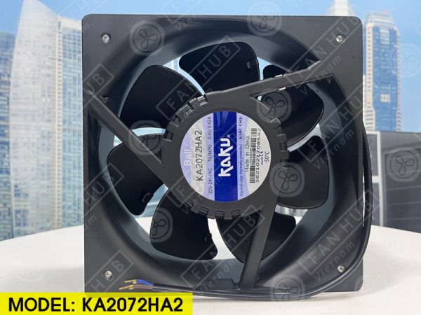 KAKU KA2072HA2 - AC Axial Fan, 220-240VAC, 205x205x72mm