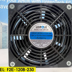 LEIPOLE F2E-120B-230 - AC AXIAL FAN, 230VAC, 120x120x38 mm