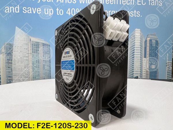 LEIPOLE F2E-120S-230 - AC AXIAL FAN, 230VAC, 120x120x38 mm