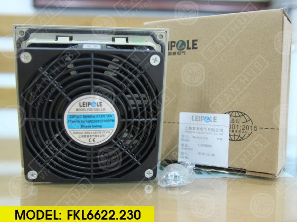 LEIPOLE FKL6622.230 - AC AXIAL FAN, 230VAC, 148x67mm