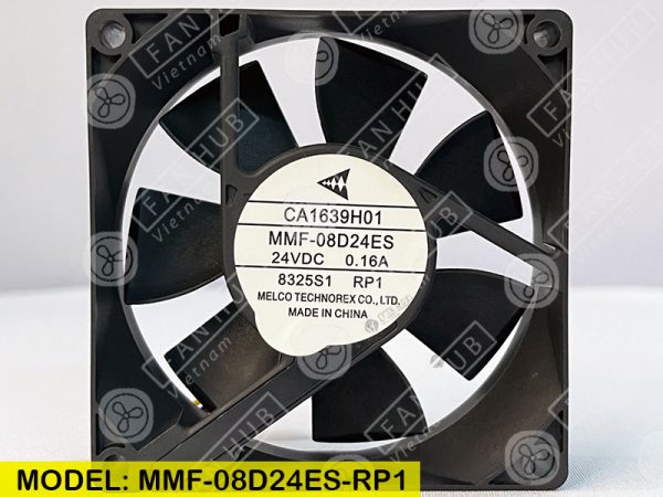 MELCO MMF-08D24ES-RP1 - Inverter Fan, 24VDC, 80x80x25mm