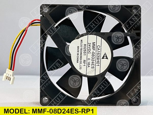 MELCO MMF-08D24ES-RP1 - Inverter Fan, 24VDC, 80x80x25mm