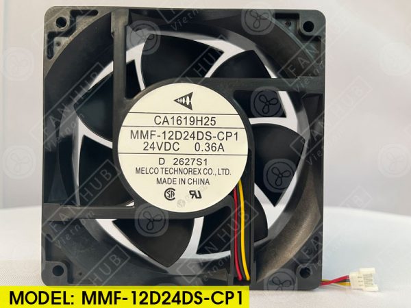 MELCO MMF-12D24DS-CP1 - Inverter Fan, 24VDC, 120x120x38mm