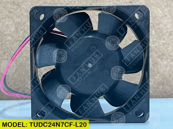 SERVO TUDC24N7CF-L20 6025 DC24V 0.17A 4.2W Inverter Cooling Fan