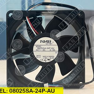 NMB 08025SA-24P-AU - Inverter Fan, 24VDC, 80x80x25mm