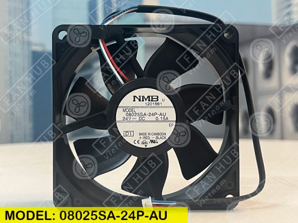 NMB 08025SA-24P-AU - Inverter Fan, 24VDC, 80x80x25mm