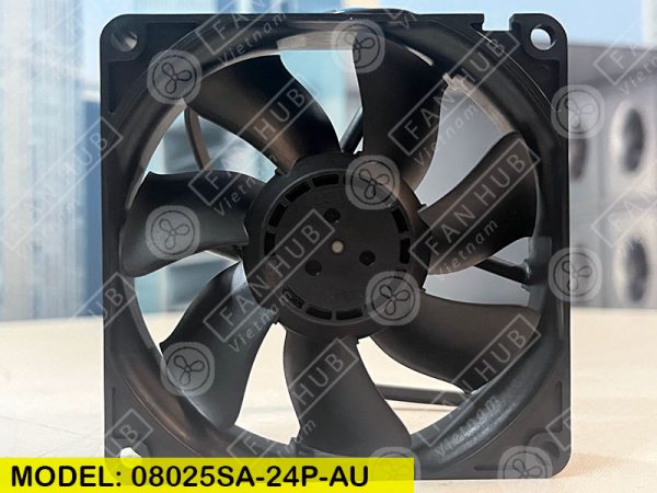 NMB 08025SA-24P-AU - Inverter Fan, 24VDC, 80x80x25mm