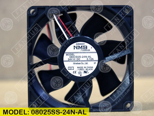 NMB 08025SS-24N-AL - Inverter Fan, 24VDC, 80x80x25mm