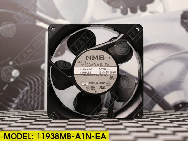 NMB 11938MB-A1N-EA - AC Axial Fan, 115VAC, 120x120x38mm