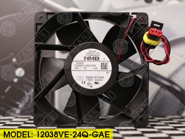 NMB 12038VE-24Q-GAE - Inverter Fan, 24VDC, 120x120x38mm