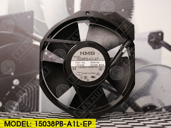 NMB 15038PB-A1L-EP - AC Axial Fan, 115VAC, 172x150x38mm