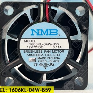 NMB 1606KL-04W-B59 - Inverter Fan, 12VDC, 40x40x15mm