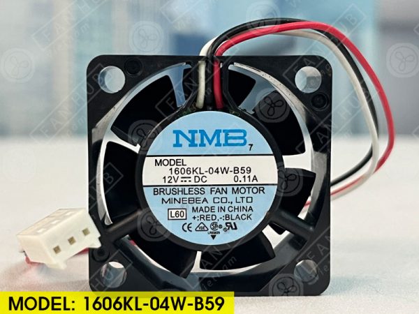 NMB 1606KL-04W-B59 - Inverter Fan, 12VDC, 40x40x15mm