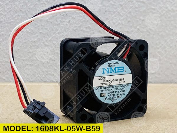 NMB 1608KL-05W-B59 - Inverter Fan, 24VDC, 40x40x20 mm