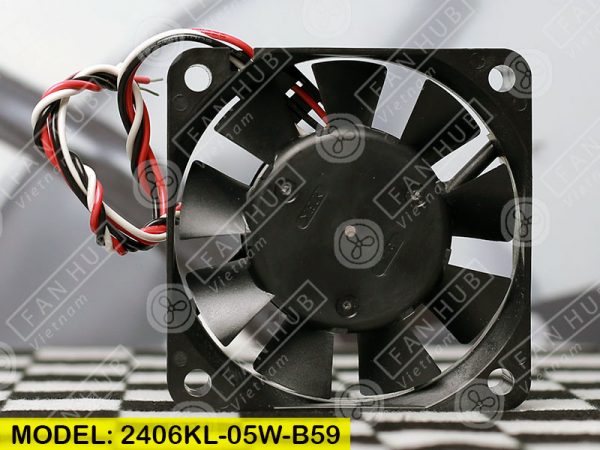 NMB 2406KL-05W-B59 - Inverter Fan, 24VDC, 60x60x15mm