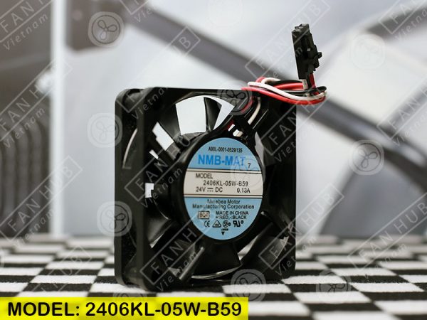 NMB 2406KL-05W-B59 - Inverter Fan, 24VDC, 60x60x15mm