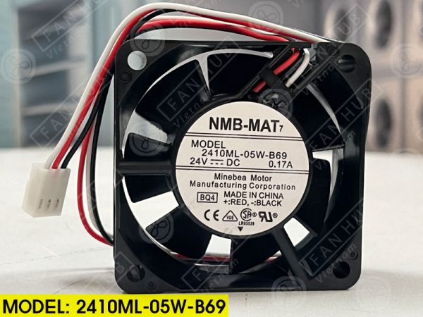 NMB 2410ML-05W-B69 - Inverter Fan, 24VDC, 60x60x25mm