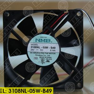 NMB 3108NL-05W-B49 - Inverter Fan, 24VDC, 80x80x20mm