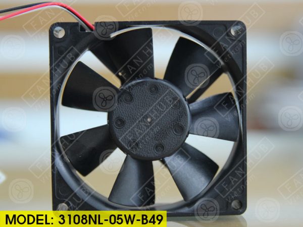 NMB 3108NL-05W-B49 - Inverter Fan, 24VDC, 80x80x20mm