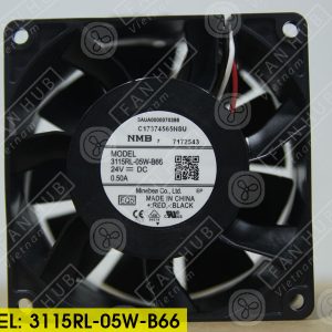 NMB 3115RL-05W-B66 - Inverter Fan, 24VDC, 80x80x38mm