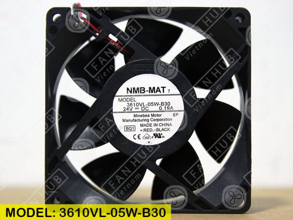 NMB 3610VL-05W-B30 - Inverter Fan, 24VDC, 92x92x25