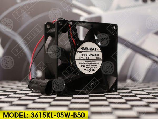 NMB 3615KL-05W-B50 - Inverter Fan, 24VDC, 92x92x38mm