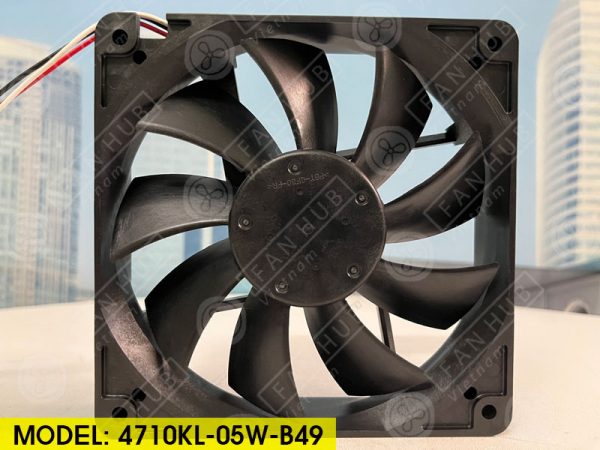 NMB 4710KL-05W-B49 - Inverter Fan, 24VDC, 120x120x25mm