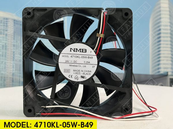 NMB 4710KL-05W-B49 - Inverter Fan, 24VDC, 120x120x25mm