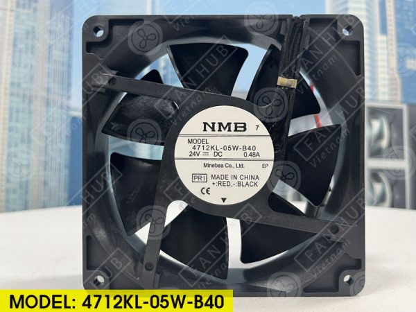 NMB 4712KL-05W-B40 - Inverter Fan, 24VDC, 120x120x32mm