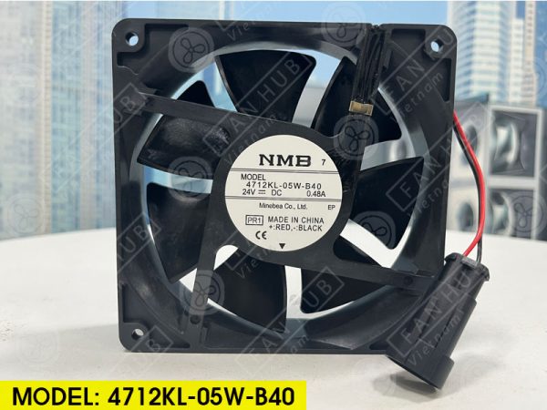 NMB 4712KL-05W-B40 - Inverter Fan, 24VDC, 120x120x32mm