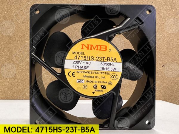 NMB 4715HS-23T-B5A - AC Axial Fan, 230VAC, 120x120x38mm