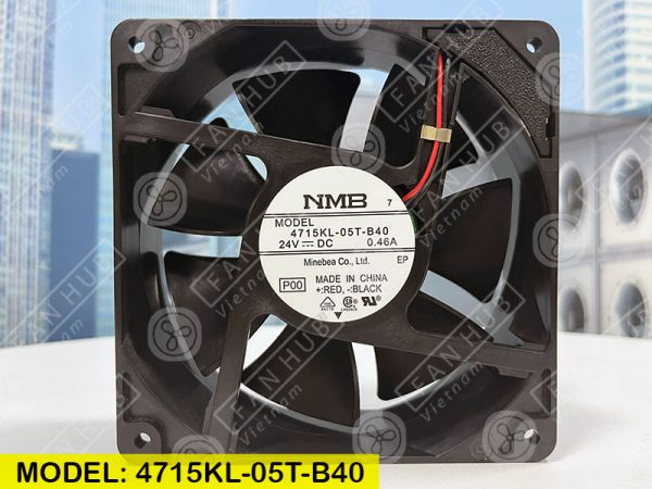 NMB 4715KL-05T-B40 - Inverter Fan, 24VDC, 120x120x38mm