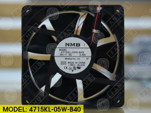 NMB 4715KL-05W-B40 - Inverter Fan, 24VDC, 120x120x38mm