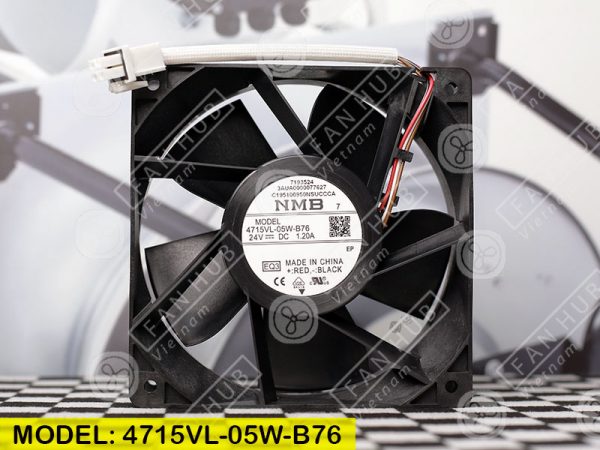 NMB 4715VL-05W-B76 - Inverter Fan, 24VDC, 120x120x38mm