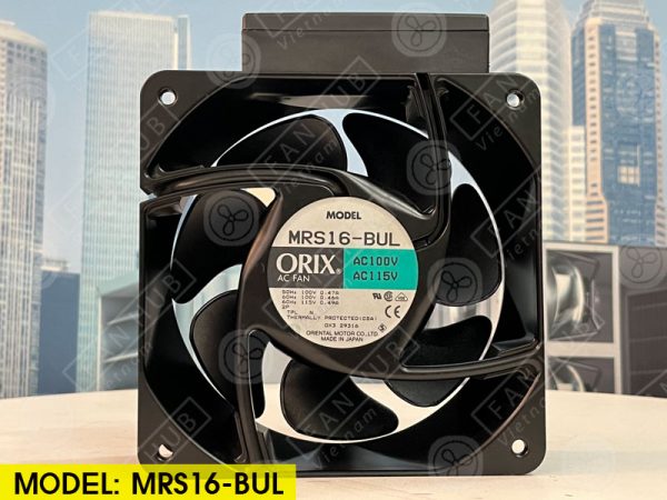 ORIX MRS16-BUL - AC AXIAL FAN, 100/110/115VAC, 160x160x62mm